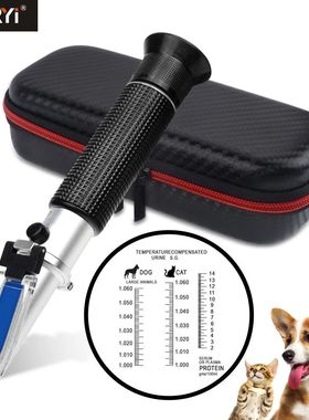Refractómetro para mascotas, suero clínico de gravedad esp