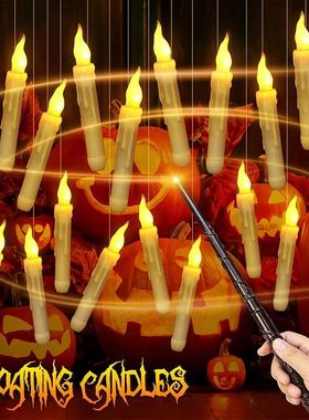 Flickering Taper Candle Lights com controle remoto, LED flut