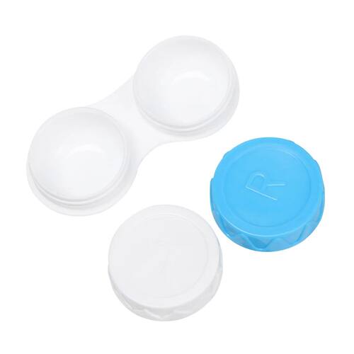 Lentes de contato caixa para olhos, lente de contato, suport