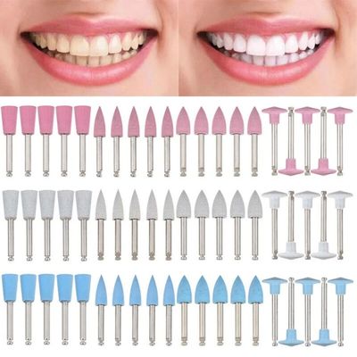 Kit de fresas de pulido Dental de 10 piezas, pieza de mano d