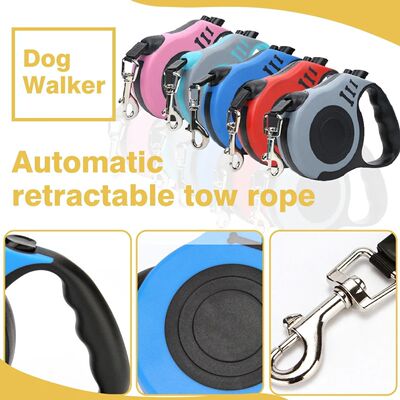 Collar de ruleta retráctil ajustable para perros peque?os y