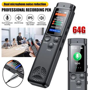 Digital Disposi Gravador Voz MP3 Player áudio Ditafone