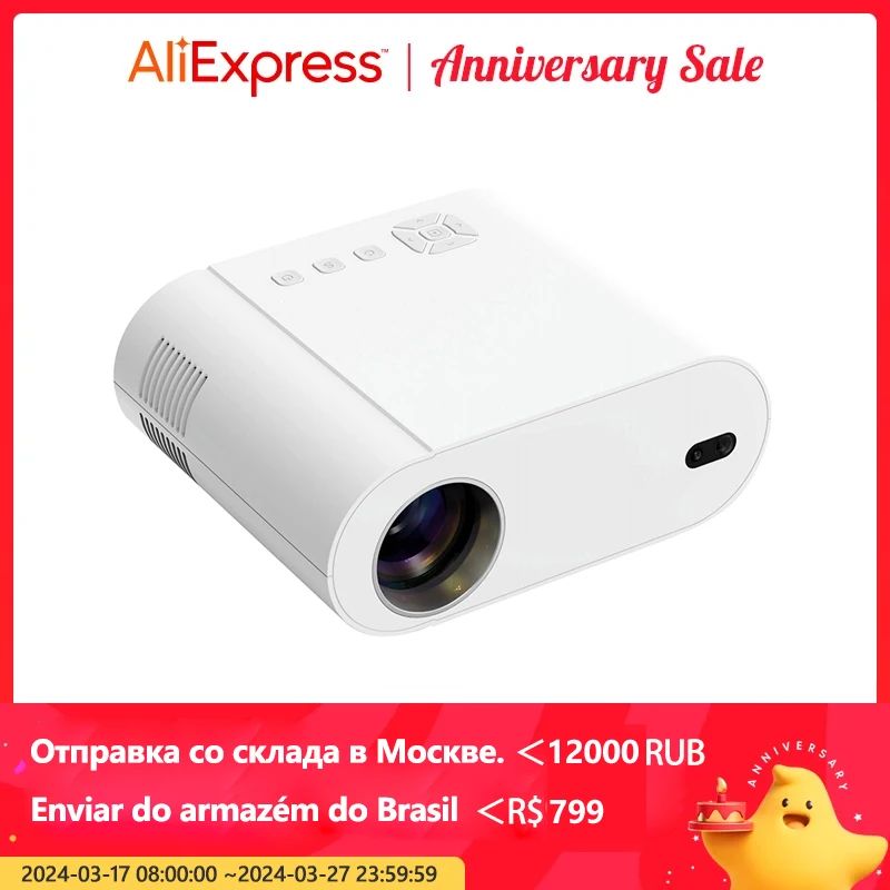 Vivicine-miniproyector portátil L007Q de bolsillo, disposit