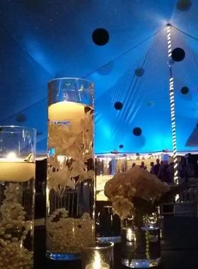 Eletr?nico LED Floating Tea Light, vela cintilante, alimenta