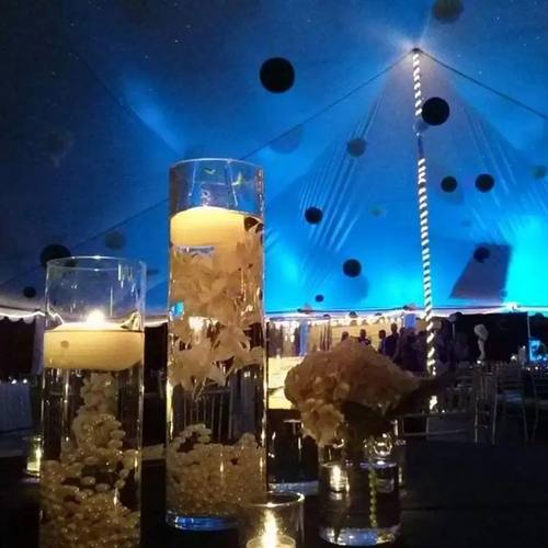 Eletr?nico LED Floating Tea Light, vela cintilante, alimenta