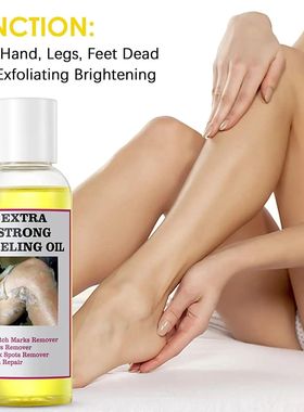 Aceite Peeling amarillo para masaje corporal, planta blanque