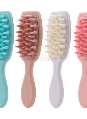Soft Silicone Hair Washing Comb com al?a estendida Escova de