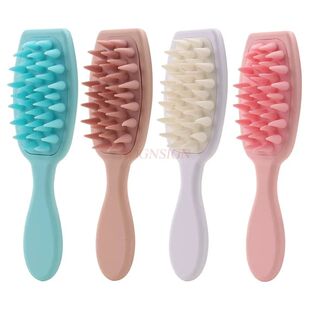 Soft Silicone Hair Washing Comb com al?a estendida Escova de