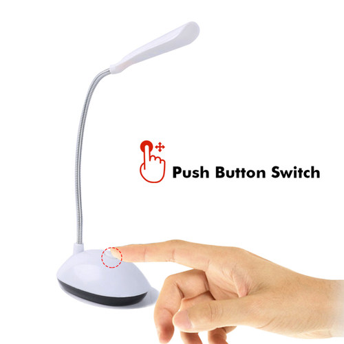 LED Eye Protection Desk Lamp Night Reading Mini Flexible Adj