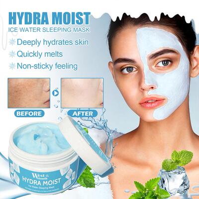 Hydra Moist Ice Water Sleeping Mask Whitening Moisture Sleep