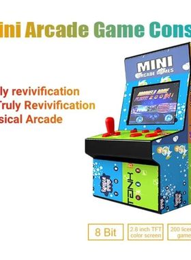 Miniconsola de juegos portátil, consola de 200 juegos con l