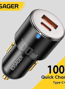 Essager Cargador Rápido para Coche, Dispositivo de Carga R