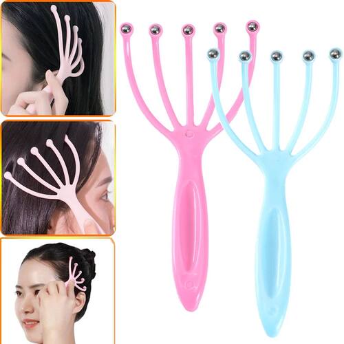 Hand Held Head Massage Roller para o crescimento do cabelo,