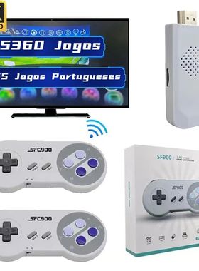 Consola de videojuegos SF900 para Super Nintendo SNES NES, 6