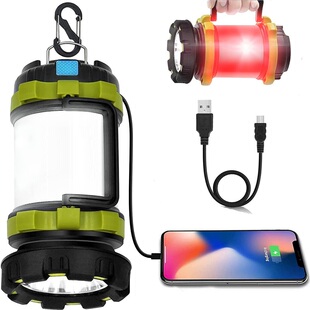 Camping lanterna recarregável 3000 capacidade Power Bank Ca