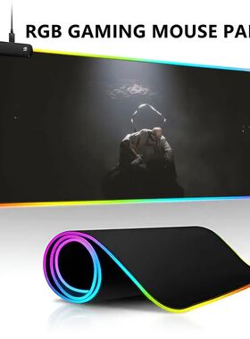Black Myth Wukong Mouse Pad, RGB LED Light, Gaming Mousepad,