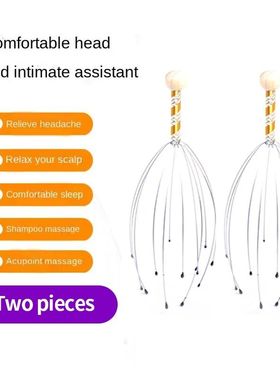 Household Polvo Cabe?a Massageador, Escova Meridian, Arranha