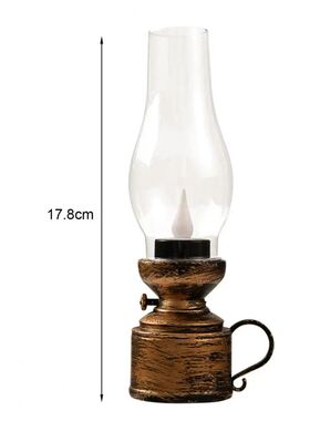 Vela decorativa LED retro prático, nostalgia, tiro adere?os
