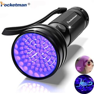 LED para negra mascotas Linterna 395 luz
