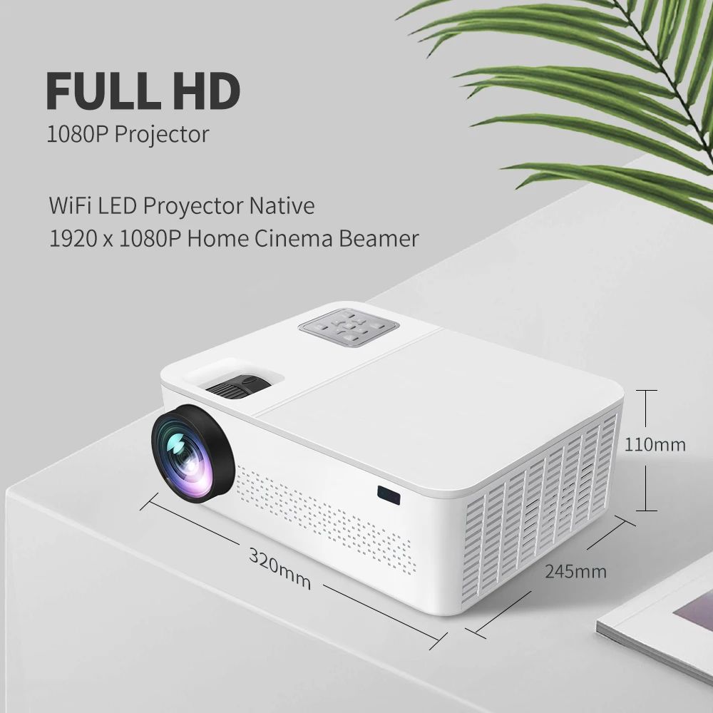 YERSIDA-proyector G6 FULL HD Native, 1080P, 5G, WIFI, Blueto