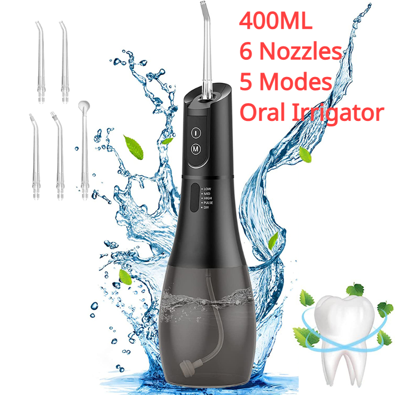 Irrigador Oral Recarregável, Portable Water Flosser, Jato d