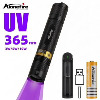 Linterna UV ultravioleta nvisible para mascotas, luz negra d