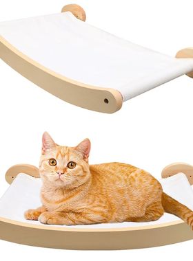 Parede de madeira Cat Hammocks, Escalada Frame, Cat House, B