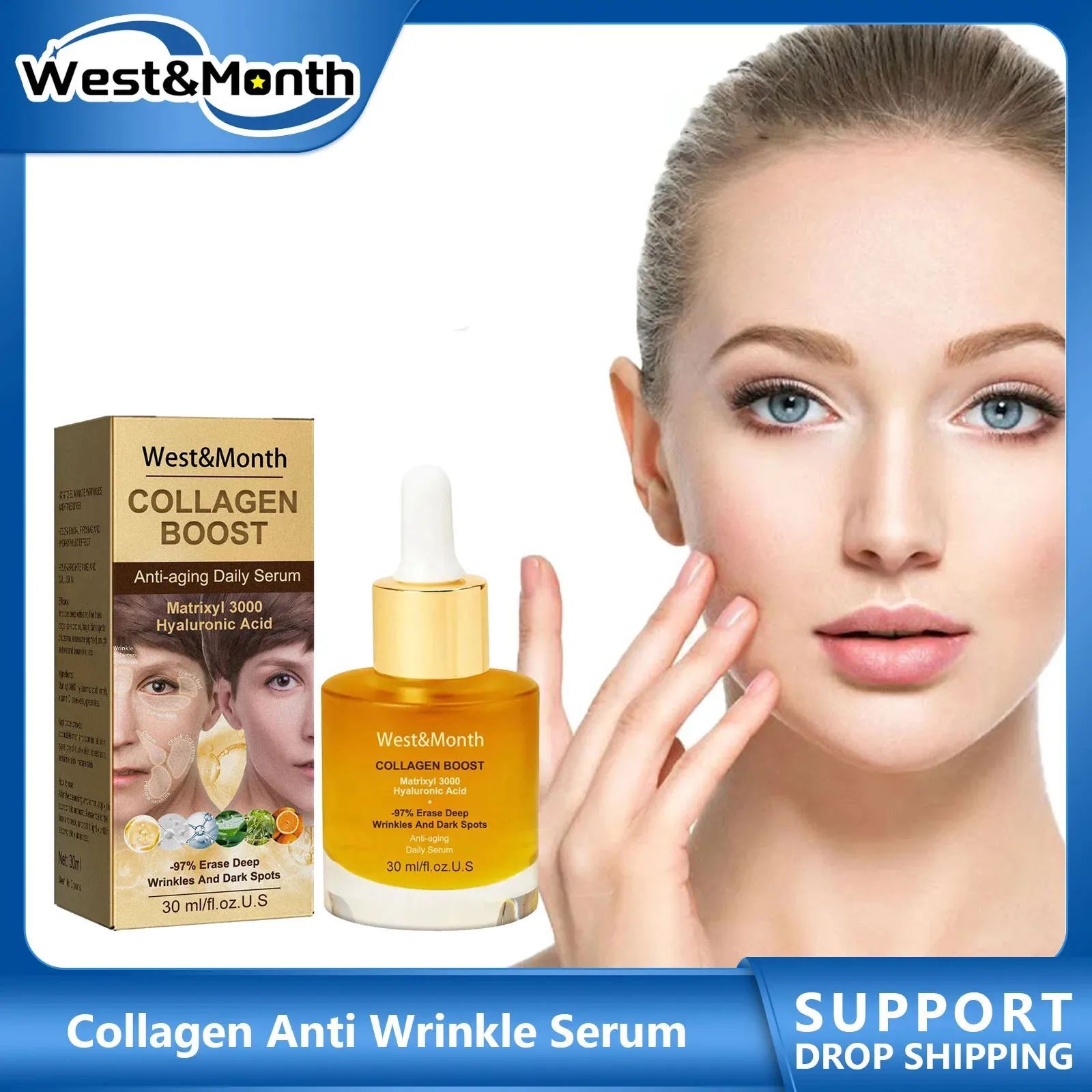Anti Rugas Colágeno Anti-rugas Soro, Levantamento, Refirmam - 实物图