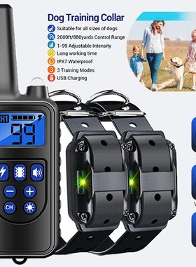 Collar eléctrico de ennamiento para perros, dispositivo ant