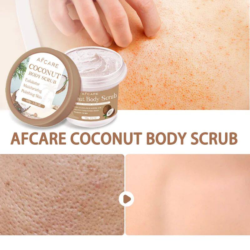 Coconut Exfoliator Body Scrub Smooth Skin Improve Chicken Sk