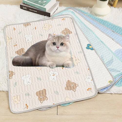 Pet Latex Mat Cooling Dog Mat Cat Sleeping Cushion Kennel Co