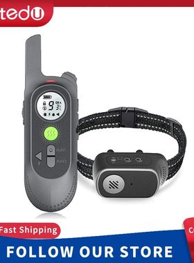 Collar de ennamiento para perros con comando de voz remoto,