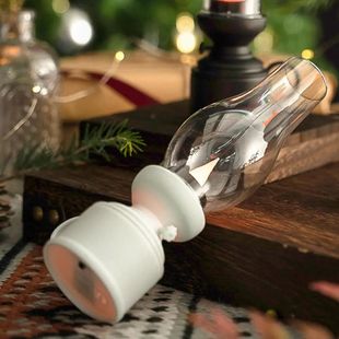 Criativo eletr?nico Waterdrop Wick vela, lampada de querosen