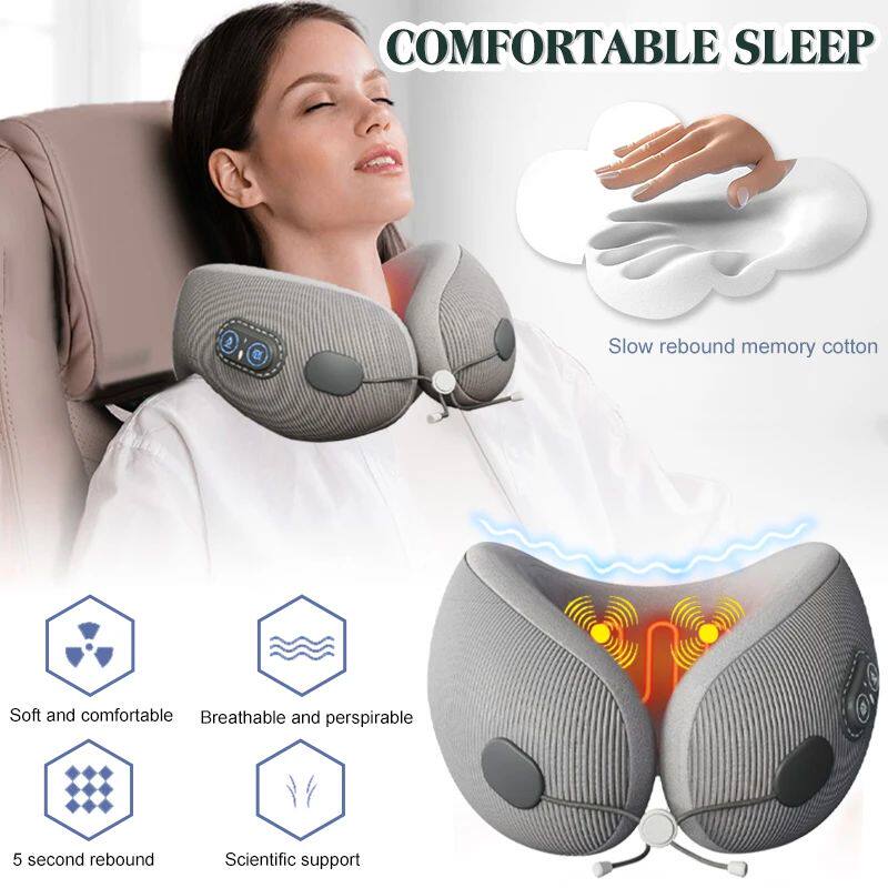 Portable U-Shape Travel Neck Pillow Memory Foam Sleep Pillow