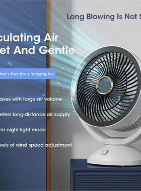 Ventilador eléctrico de circulación de aire USB, rotación