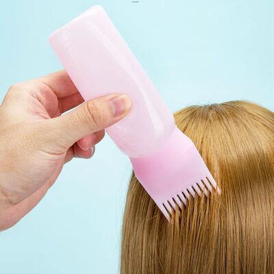 Aplicador do couro cabeludo portátil, pente líquido, raíz