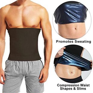 S-5XL sauna cintura trimmer barriga envoltório ino suor ban