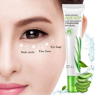 Natural aloe vera hialur?nico hidratante creme para os olhos