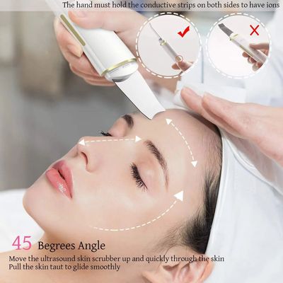 Ultrasonic skin scraper Ion skin beautifying instrument  lif