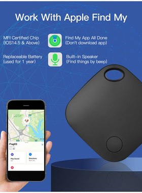 Rasador GPS Bluetooth inteligente funciona con Find My APP,