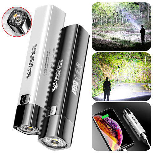 Portátil 2 em 1 ultra brilhante g3 tático led lanterna min