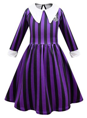 Quarta-feira meninas addams quarta-feira enid cosplay traje