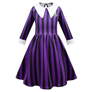 Quarta-feira meninas addams quarta-feira enid cosplay traje