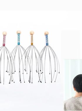 Polvo cabe?a arranhando massagem garras, couro cabeludo mass