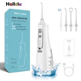 Irrigador Oral Recarregável USB, água Flosser, Portátil D