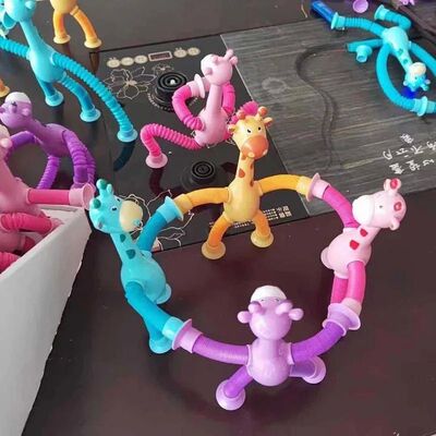 Juguetes de ventosa para ni?os, tubos Pop, alivio del estré