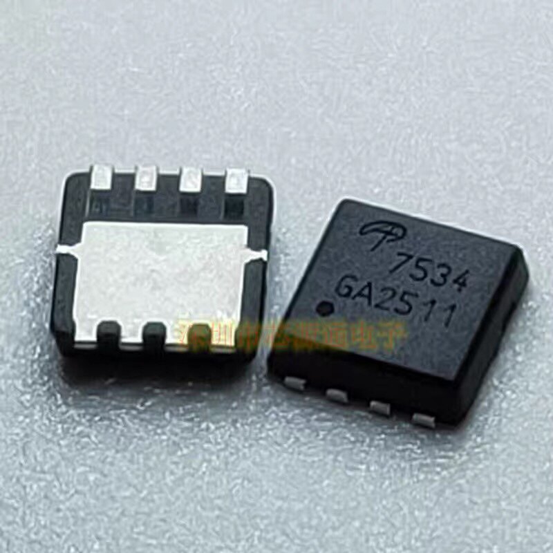 AOS进口原装正品 AON7534 MOS管 N-CH 30V 20A 贴片DFN 7534芯片