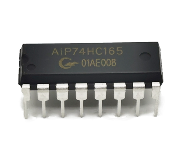 中微爱芯 AIP74HC165 逻辑IC 8位并入串出移位寄存器 DIP16