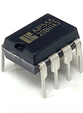 中微爱芯 AiP555替 NE555P 逻辑IC芯片 通用计时器 DIP8封装