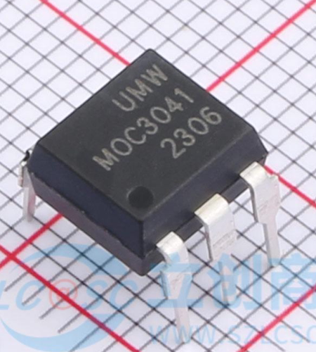 全新原装进口 MOC3041 MOC3041SR2M 贴片SOP6 双向可控硅光耦